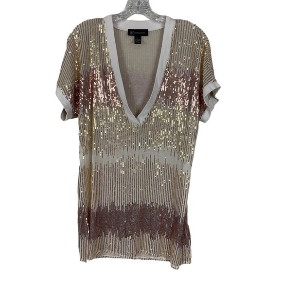 INC International Concepts Sequin Top - Picture 5 of 7